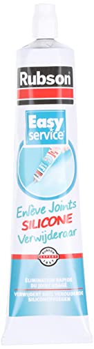Rubson | Gel Enlève Joints Silicone (tube de 80 ml) – Gel décapant pour retirer les joints de silicone – Dissolvant gel pour ramollir l'ancien joint et faciliter son élimination