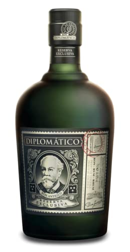 RON DIPLOMÁTICO - Ron Diplomático Reserva Exclusiva, 40% Volumen de Alcohol, 70 cl
