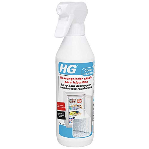 HG Descongelador en Aerosol Rápido para Descongelar Congeladores y Quitar el Hielo con Espray – 500 ml