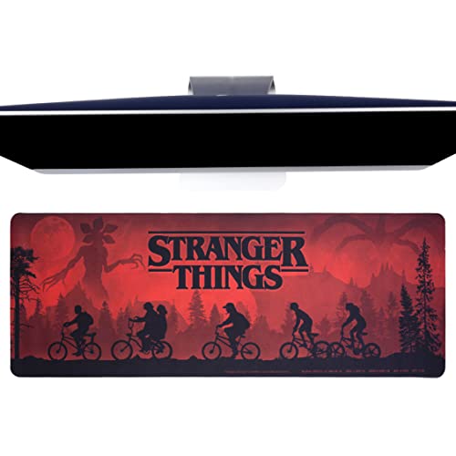 Paladone PP10360ST Esterilla de escritorio con logotipo de Stranger Things/Producto oficial de Stranger Things/Mercancía de películas de terror de la serie original de Netflix, XL