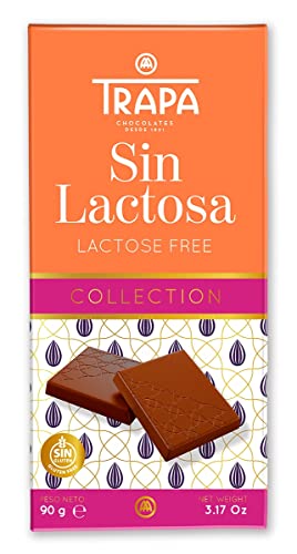 Trapa - COLLECTION - Tableta de Chocolate con Leche Sin Lactosa. - 90 gr