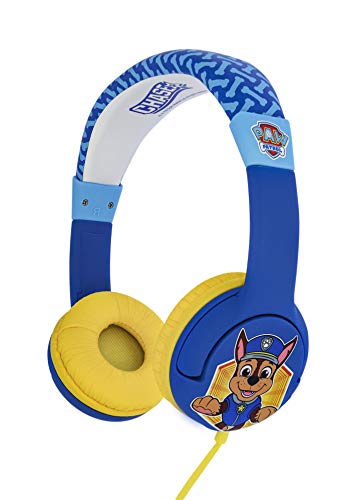 OTL Technlogies Paw Patrol Chase Junior Auriculares, con Cable, para niños (Producto con Licencia Oficial)