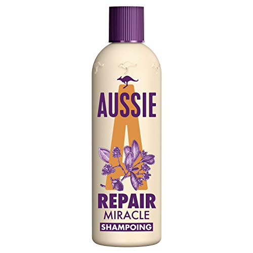 Aussie Shampoing Repair Miracle, pour Cheveux Secs et Abîmés, à L'Huile de Graines de Jojoba D'Australie, 300 ml
