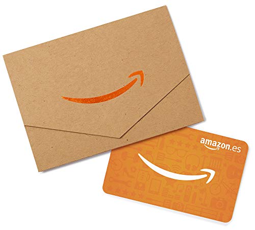 Tarjeta Regalo Amazon.es - Mini sobre Kraft y naranja