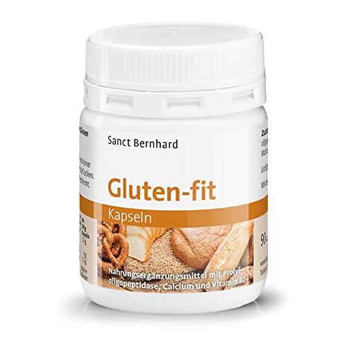 Gluten-fit Cápsulas - sus prolil-oligopeptidasa que divide el gluten en pequeños fragmentos para una mejor digestión
