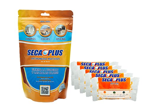 Absorbente de humedad para cajones Secaplus silica gel deshumidificador 5X50gr (5)