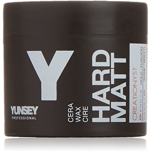 Yunsey - Cera Hard Matt - 100 ml - Cera de peinado fijación extra fuerte para peinados desestructurados