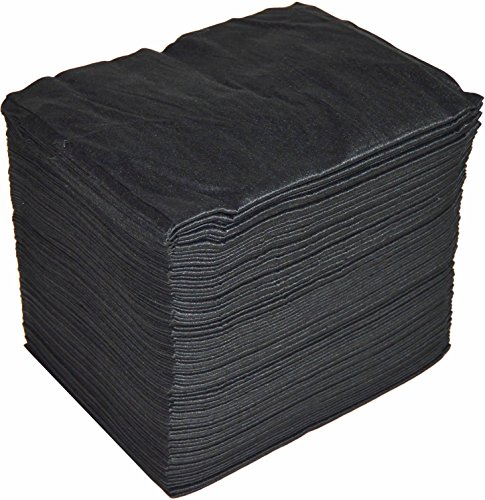 Toallas desechables Spun-Lace 40*80 cm, 100 Unds, Peluquería / Estética, color Negro