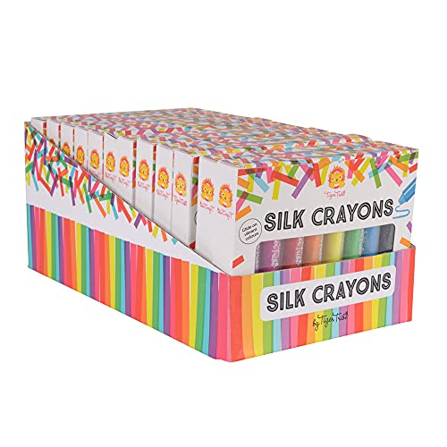 Tiger Tribe- Silk Crayons (12 pcs) Lápices de Colores, Multicolor (3770122)