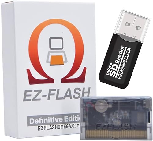 EZ Flash Omega Edición Definitiva EZ Flash Omega DE Game Card EZFlash para GBA GBA SP DS NDS NDS Lite Geddes hasta 128 GB